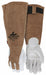 Welding Leather Glove Brown/White M PR