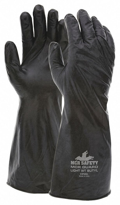 K2813 ChemResistantGloves Blk Gauntlet S PR