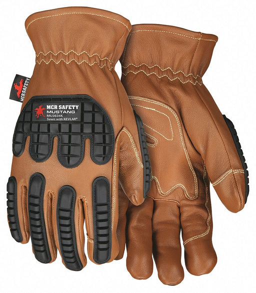Leather Gloves Brown XL PR