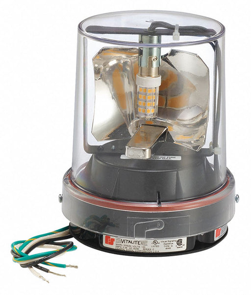 Warning Light Clear LED 5-1/8 D