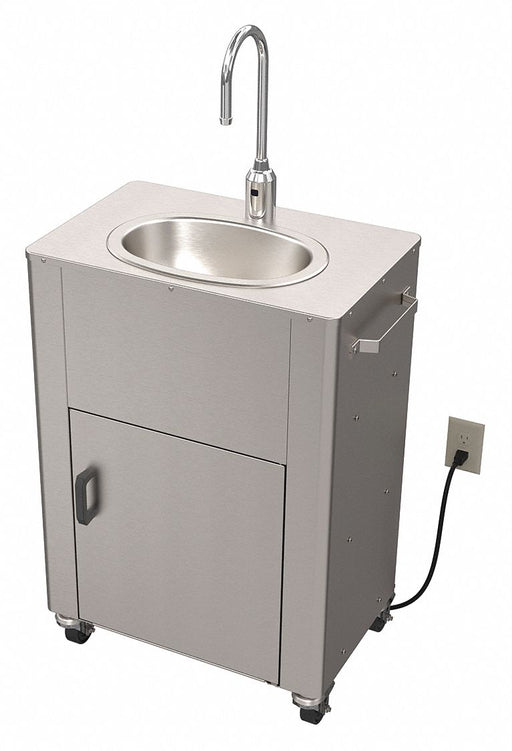 Portable Hand Washing Station Silver