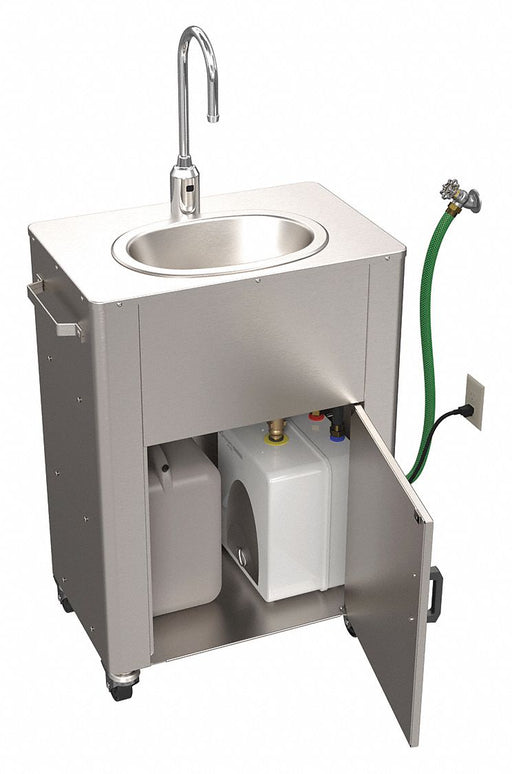 Portable Hand Washing Station Silver