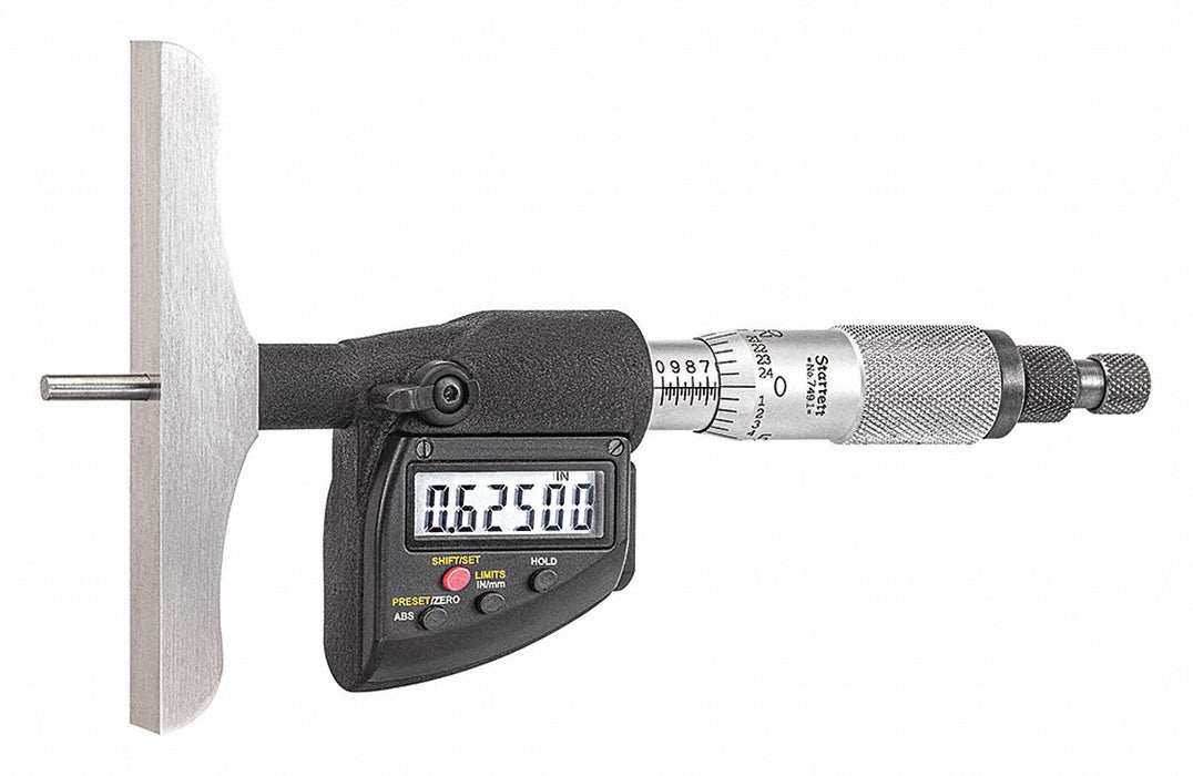Electronic Digital Micrometer Depth Gage