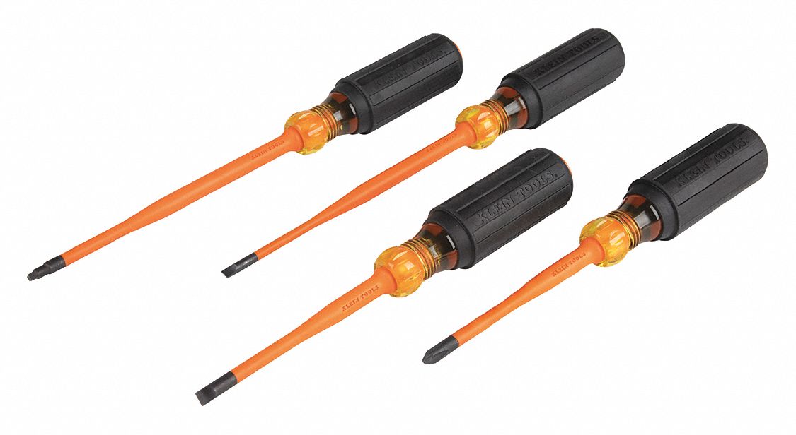 Slim-TipInsulatedScrewdriverSet SAE 4pcs