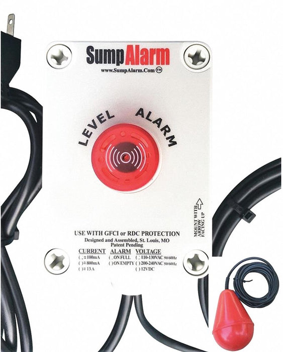 High Water Alarm LED 90dB Horn 33 ft.