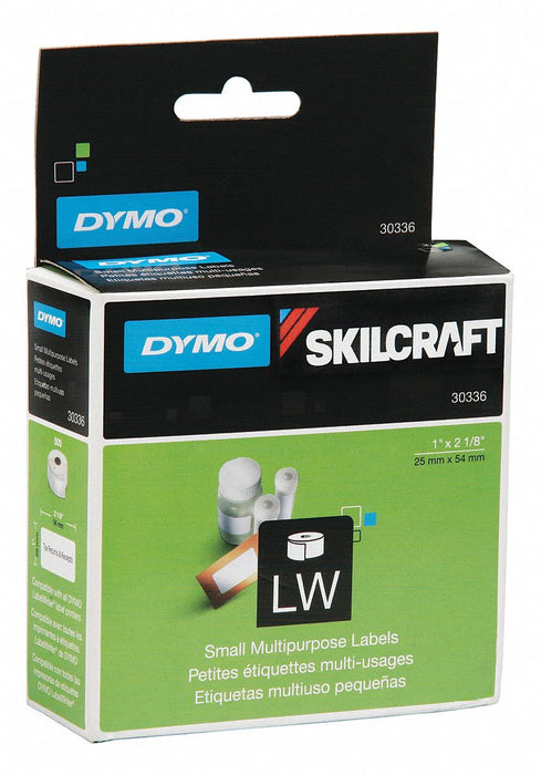 Pre-Cut Label Stock Roll White Matte