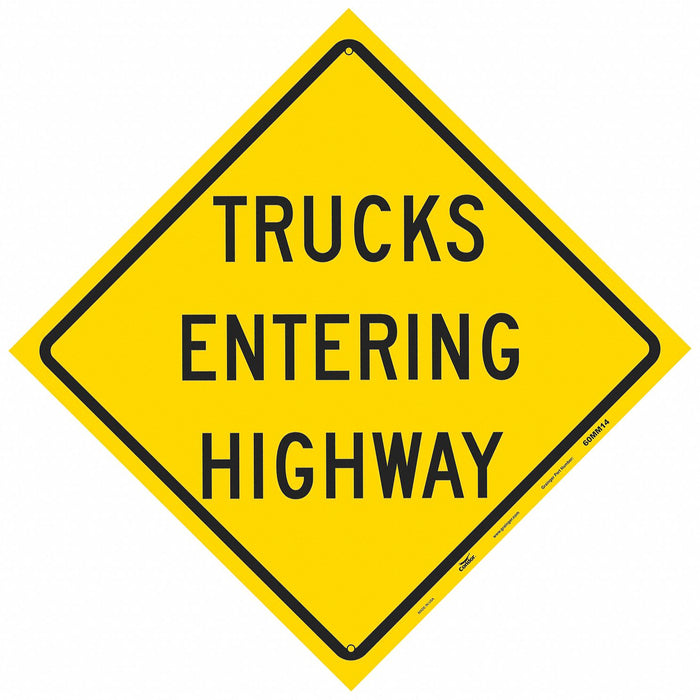 Traffic Sign 48 in x 48 in Yellow