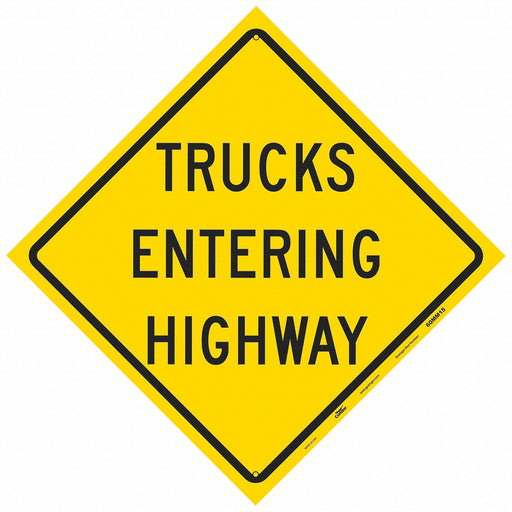 Traffic Sign 24 in x 24 in Yellow