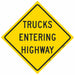 Traffic Sign 24 in x 24 in Yellow