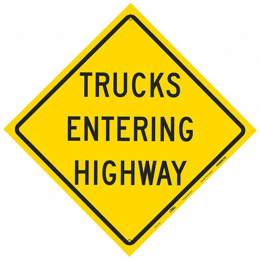Traffic Sign 36 in x 36 in Yellow