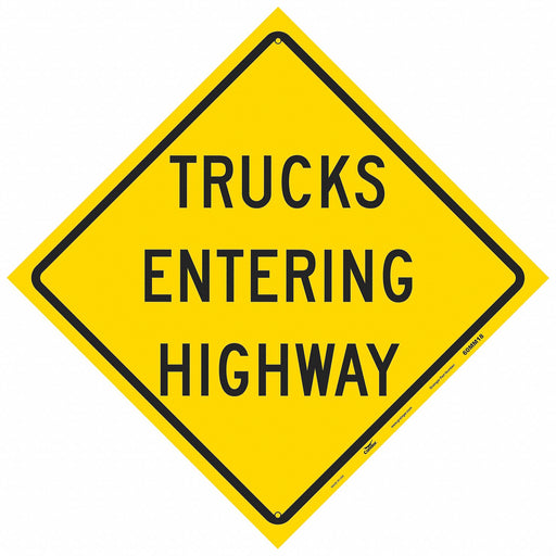 Traffic Sign 24 in x 24 in Yellow