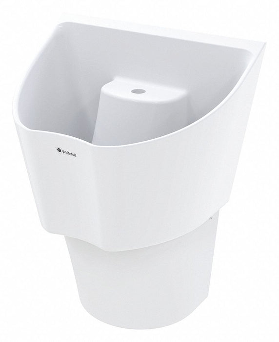 Infection Sink 15-1/2 D Bowl White Wall