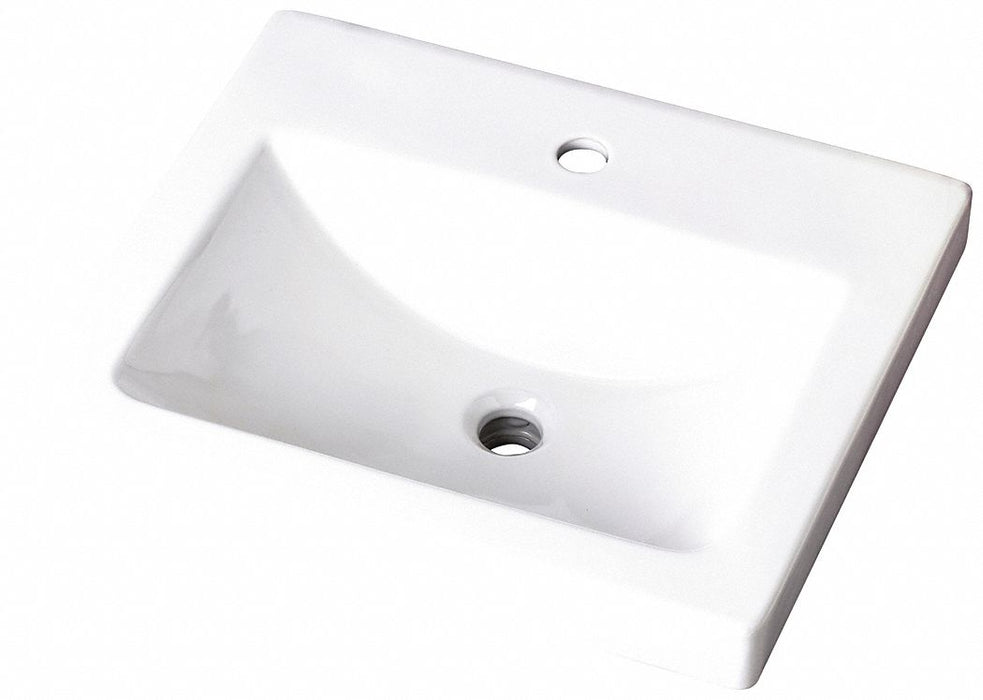 Bathroom Sink 20.875 x17.75 x7.25 White