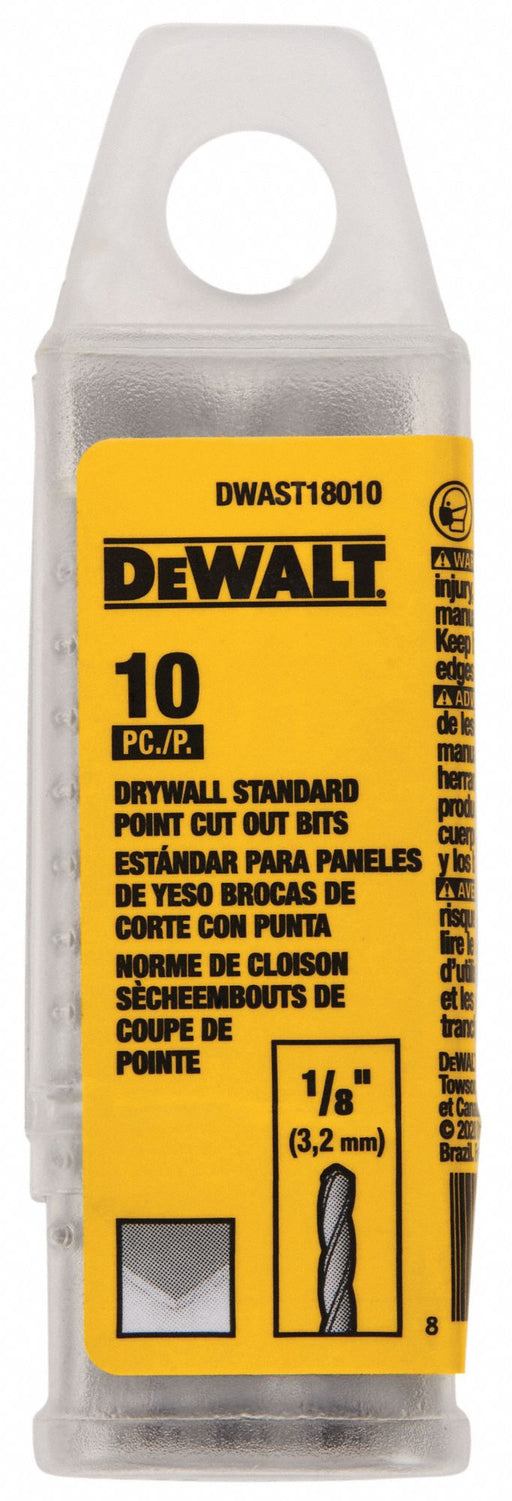 Cut Out Bit 1/8 Drywall Standard PK10