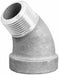 45 Street Elbow Aluminum 1 in Class 150