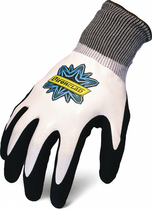 Knit Gloves Full Finger Coverage L Sz