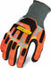 Knit Gloves Full Finger Coverage L Sz