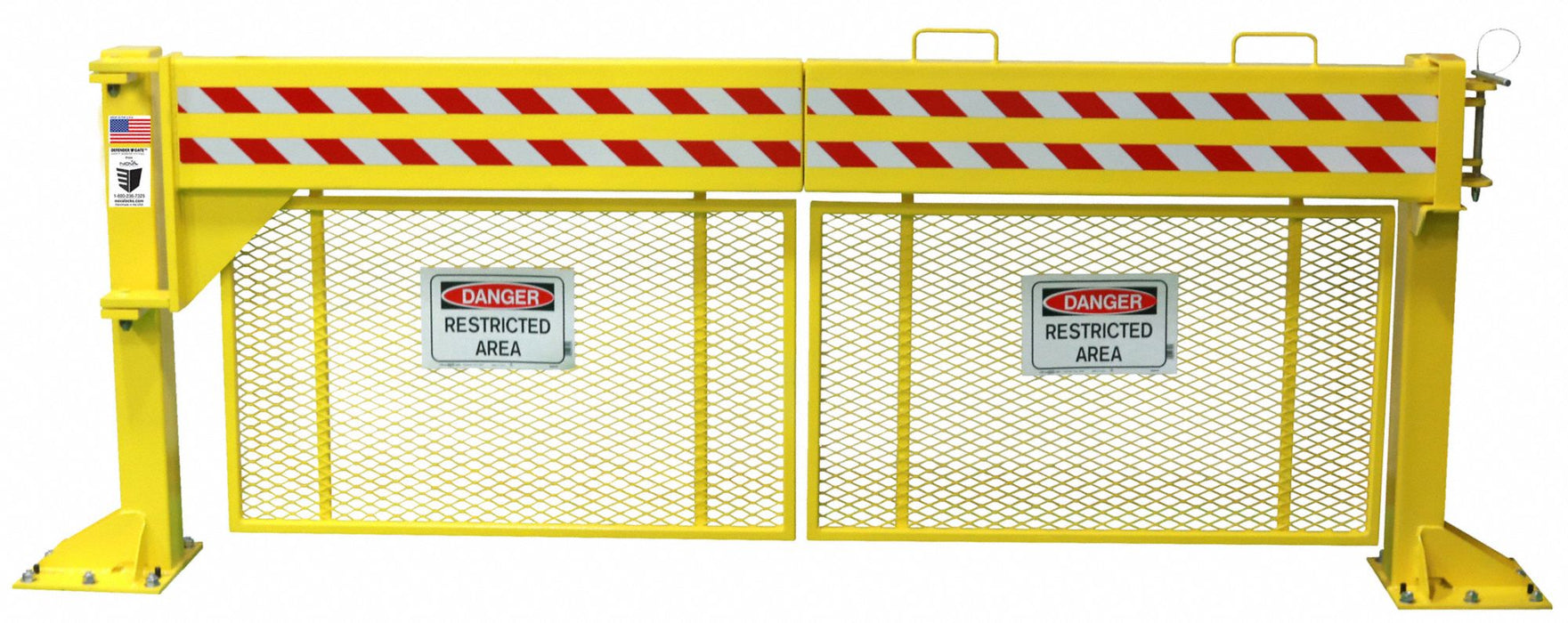 Safety Gate Manual Steel 12 ft Gate W