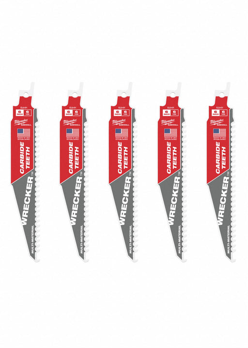 ReciproSawBlade L 6 TPI 6 PK5 Tapered