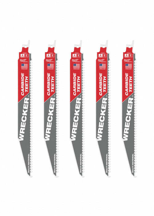 ReciproSawBlade L 9 TPI 6 PK5 Tapered