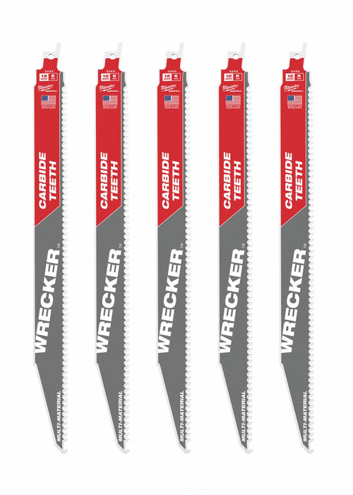 ReciproSawBlade L 12 TPI 6 PK5 Tapered