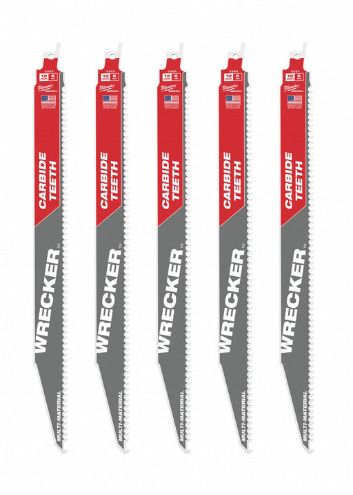 ReciproSawBlade L 12 TPI 6 PK5 Tapered