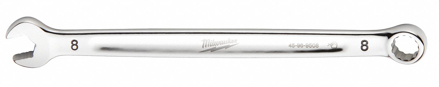 Combination Wrench 8 mm Length 5 1/2 in