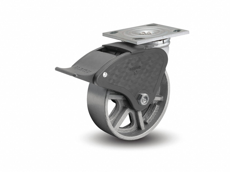 Plate Caster Swivel Iron 7 1/4 H