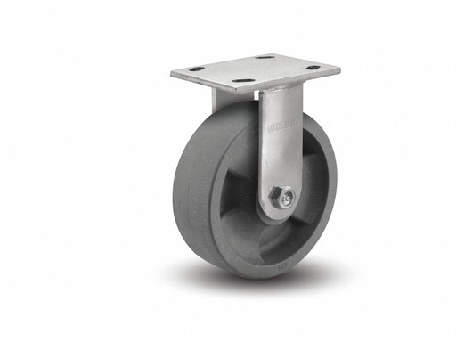 Plate Caster Rigid Nylon 5 5/8 H