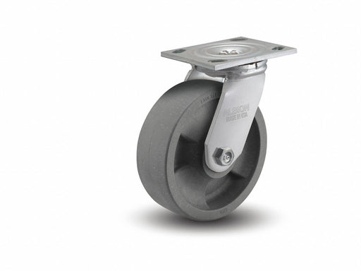 Plate Caster Swivel Nylon 5 5/8 H