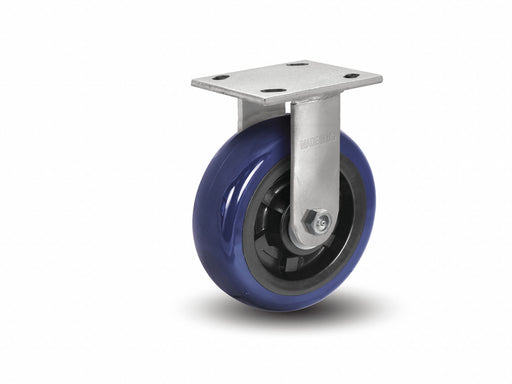 Plate Caster Rigid Polyurethane 7 1/4 H