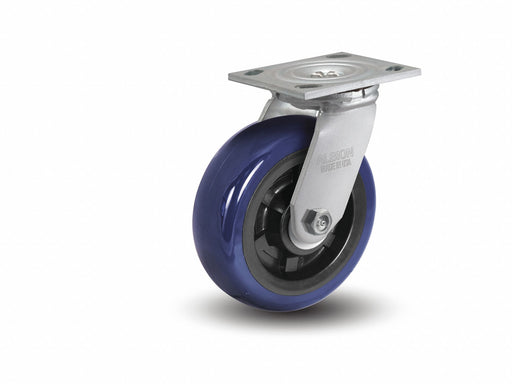Plate Caster Swivel Polyurethane 5 5/8 H