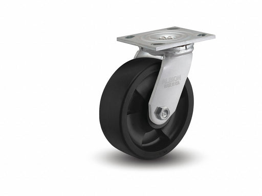 Plate Caster Swivel Nylon 6 1/2 H