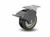 Plate Caster Swivel Rubber 7 1/4 H