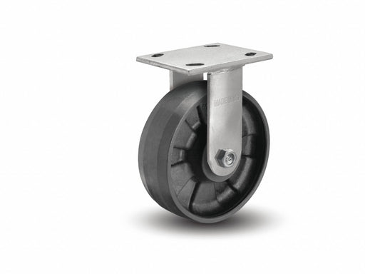 Plate Caster Rigid Nylon 7 1/4 H