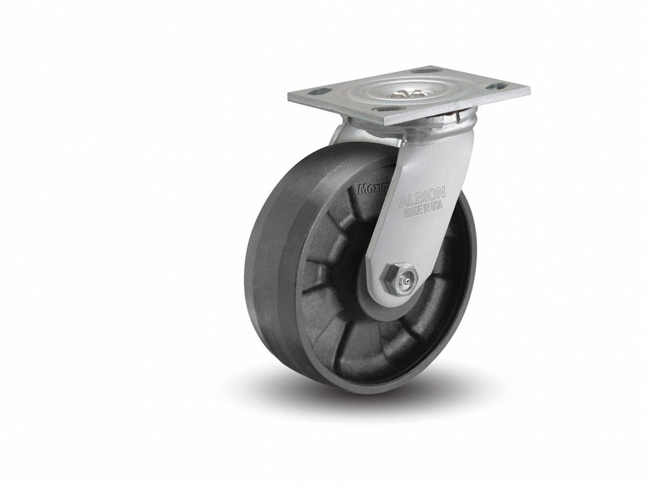 Plate Caster Swivel Nylon 6 1/2 H