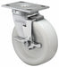 Plate Caster Swivel Nylon 6 1/2 H