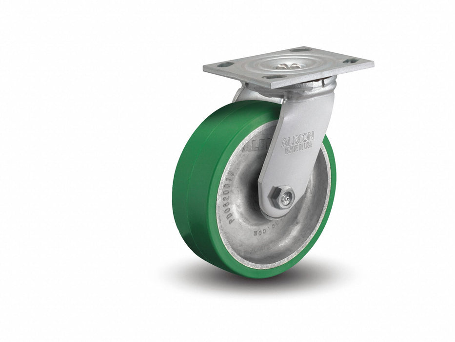 Plate Caster Swivel Polyurethane 5 5/8 H