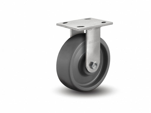 Plate Caster Rigid Polyurethane 6 1/2 H