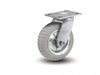 Plate Caster Swivel Rubber 7 1/4 H