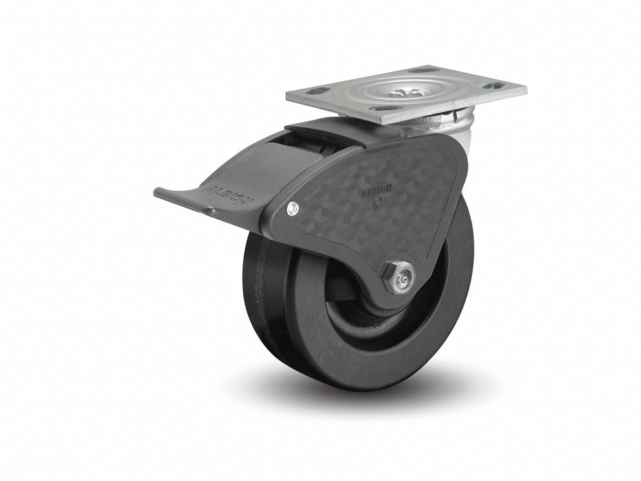 Plate Caster Swivel Phenolic 6 1/2 H