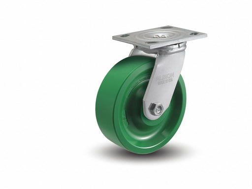 Plate Caster Swivel Polyurethane 9 1/2 H