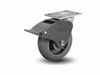 Plate Caster Swivel Rubber 7 1/4 H