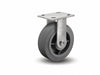 Plate Caster Rigid Rubber 5 5/8 H