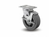Plate Caster Swivel Rubber 6 1/2 H