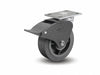 Plate Caster Swivel Rubber 5 5/8 H