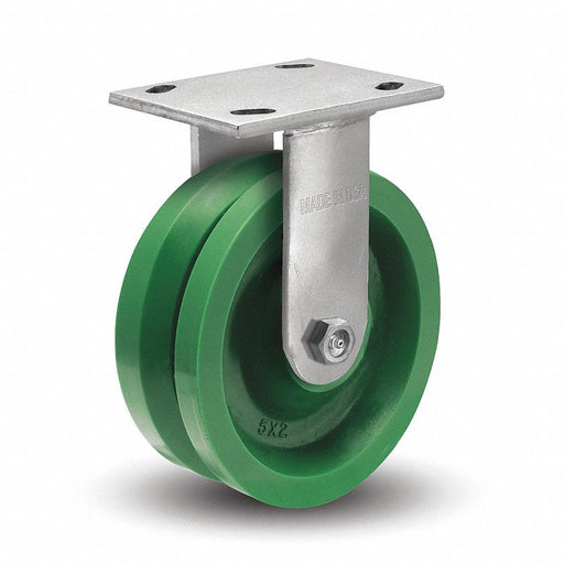Plate Caster Rigid Polyurethane 5 5/8 H