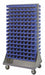 Mobile Louvered Floor Rack Steel 240Bins