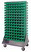 Mobile Louvered Floor Rack Steel 240Bins