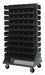 Mobile Louvered Floor Rack Steel 120Bins
